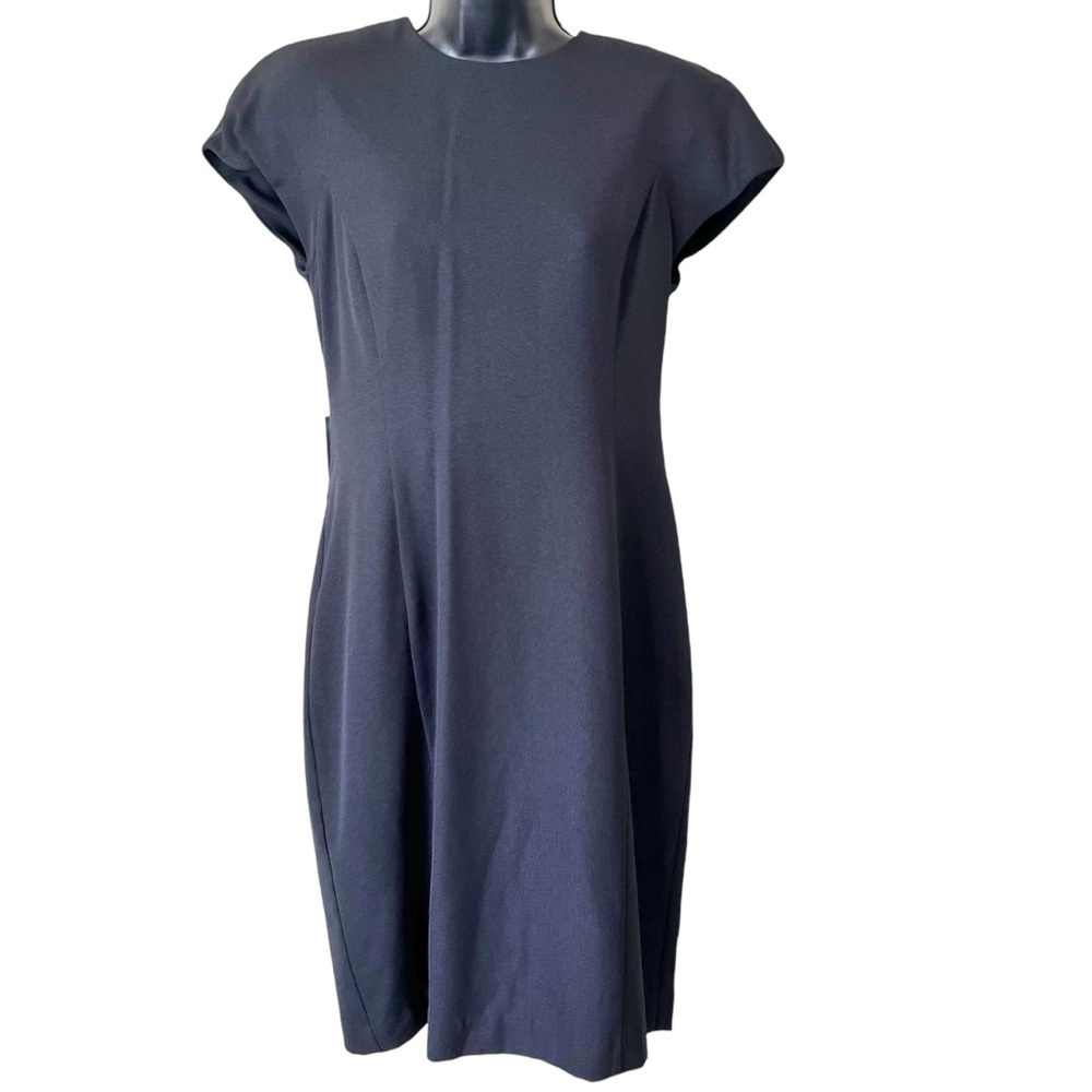 Vintage Jessica Howard Back Bow Detail Black Formal Dress